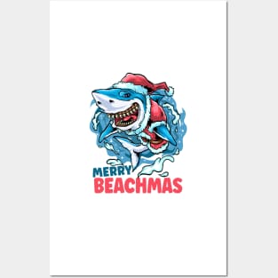 Merry Beachmas Posters and Art